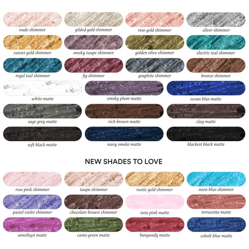 Julep When Pencil Met Gel Sharpenable Multi-Use Longwear Eyeliner Pencil - Chocolate Brown Shimmer - Transfer-Proof - High Performance Liner...