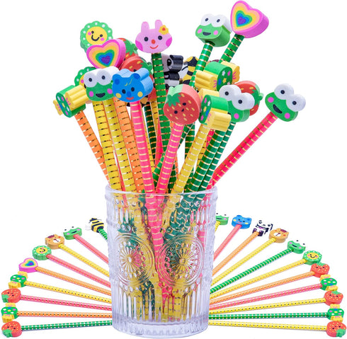 Golf Pencils with Erasers Bulk 23 PCS Personalized Number 2 Pencils 100th Day for Kids Mini Fat Triangle Pencils Fun Cute and Cool for Student Age...