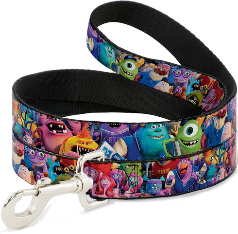 Buckle-Down Pet Leash - Monsters University Monsters Stacked - 4 Feet Long - 1" Wide...