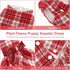 Dog Sweater for Small Dogs Girl Winter Dog Dress Small Dog Clothes Warm Fleece Small Dog Sweater Dress for Chihuahua Yorkie Pet Clothing Dog Costu...