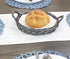 AuldHome Design Rustic Willow Basket Trays, Set of 3 (Round, Gray Washed); Natural Wicker Decorative Farmhouse Trays...