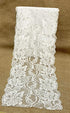 Natural White Floral Lace Yard Trim Soft Ribbon 6inch 15ft 5yards Eco Friendly, DIY Gift Wrapping, Weddings, Tie Backs Home Decor Crafts Decoratio...