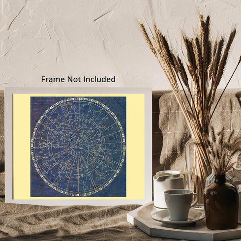 Posterizer 1 pcs-Chinese constellations-Suzhou-Astrology & Zodiac Art-Astronomy & Celestial Art-Gift for Steampunk and Astrology Lovers- UNFRAMED ...