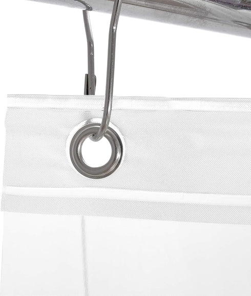 Bath Bliss Premium Shower Curtain Liner in Clear...
