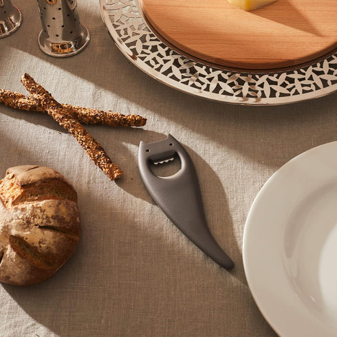 Alessi ABC01 B anthracite – Bottle Opener Keyring (, POLYAMIDE, 55 mm, 180 mm...