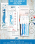 Dolphin Counted Cross Stitch Bookmark Kit for Adults - DIY Embroidery Book Marker Set with Paper Pattern, 16 Count Aida Canvas and Pre-Sorted Flos...