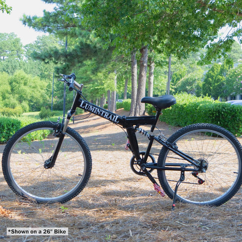 Lumintrail Rear Mount Bike Kickstand Quick Adjust Height Bicycle Side Stand fits most 24” 26” 29" 700c...
