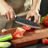 3PCS Chef Knife, Little Cook Chef Knife Set, Includes 7 inch Chef Knife, 7 inch Cleaver Knife and 4.5 inch Boning Knife, Premium Stainless Steel W...