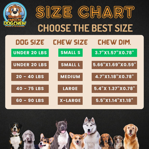 Taboche Dog Chew- Yak Cheese - All Natural & Organic- Long Lasting- A Flavor of The Himalayas - Small Short - 5.5 oz (155g) - Pack of 4...