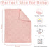 Fleece Baby Blanket Heart Checkered Blanket, Ultra Soft Cozy Baby Blankets for Girls Boys, Fluffy Infant Toddler Newborn Receiving Blankets for Cr...