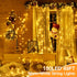 150 LED Christmas String Lights 49 FT, 8 Modes Plug in Waterproof Fairy Lights with Timer, Warm White Christmas Lights for Bedroom Party Wedding I...