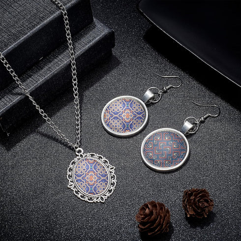 PH PandaHall 60pcs Pendant Trays, 30pcs Photo Charms Pendants Bezel Blanks with 30pcs Glass Cabochon Dome Round Oval Square Tiles for Bouquet Wedd...