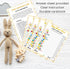 LOTUS-A Baby Shower Games - Hilarious Guess The Phrase and Predictions Cards 30 Thick Cardstocks 7x5 inches Printed Front Back Side Answer Keys In...
