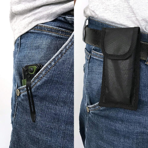 ALBATROSS 6 in 1 Survival Camping Tactical Folding Pocket Knife with Flashlight,Bottle Opener,Rope Cutter,Fire Starter,Glass Breaker,Multi-Functio...