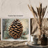 Posterizer 1 pcs-pinecones in snowey winter nature 5-Holiday Poster Collection-Landscape & Nature Art-Living Room Bedroom Decor- unframed wall art...