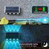 Solar Lights Fence (RGB Solar Outdoor Lights (1pcs))...