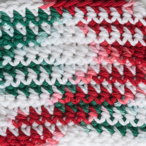 Lily Sugar 'N Cream The Original Ombre Yarn, 2oz, Gauge 4 Medium, 100% Cotton, Mistletoe - Machine Wash & Dry......