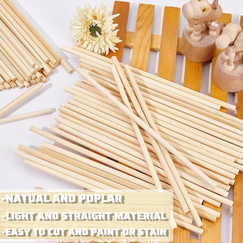 200PCS Balsa Wood Sticks for Crafts,1/8 x 12 Inch Unfinished Balsa Wood Strips Perfect for DIY Projects (1/8"x12"-200pcs)...
