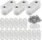 40 Pcs Stainless Straight Bracket (1.57*0.63 inch) Flat Straight Braces, Metal Fixed Connecting Plate, Can be Used to Repair Furniture, Bookcase, ...