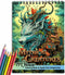 TPLHOUSE Mythical Creatures Coloring Book Spiral Bound for Adults, Premium Cover, Bring Mythical Creatures to Life with 30 Vibrant Coloring Pages ...