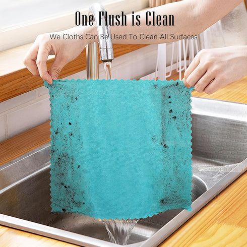Cosy Family 24 Pack Microfiber Cleaning Cloth - Reusable Cleaning Rags, Fast Drying Cleaning Towels,12"X12" - Multicolor...