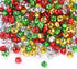 Augshy 200 Pieces Jingle Bells 3/5Inch Craft Bell Bulk for Christmas Home and Pet Decorations Xmas Decor Party Favors Supplies (Red Green Gold Sil...
