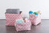 DII Polyester Container with Handles, Lattice Storage Bin, Small, Rose...