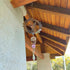 6" Hanging Wind Spinner with Sun Catcher Tail- Outdoor 3D Metal Decor Wind Spinner Yard Garden Outside Stainless Steel Spinner Gift Indoor Decorat...