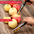 SCHVUBENR Premium Apple Corer Tool - Easy to Use and Clean - Sturdy Apple Core Remover with Sharp Serrature - Stainless Steel Corers for Apple and...