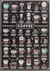 Ridley's Coffee Lover’s 500-Piece Jigsaw Puzzle – Coffee Puzzle with Informational Image, Sturdy Storage Tube Included – Activity Puzzle – Makes a...