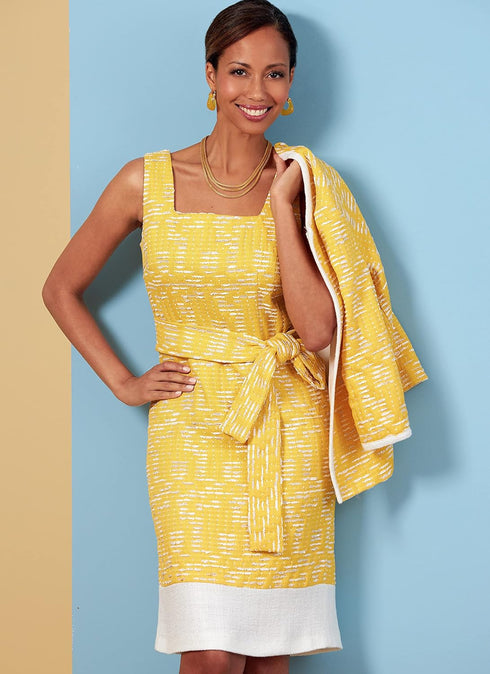 Butterick Misses' Jacket, Sash, Top, Pants and Dress Sewing Pattern Kit, Design Code B6882, Sizes 8-10-12-14-16...