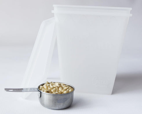 Microwave Air Popper | BPA Free Premium European Grade Clear Platinum Silicone Popcorn Maker | Replaces Microwave Popcorn Bags | Enjoy Air Popped ...