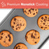 Cooking Light Heavy Duty Nonstick Bakeware Carbon Steel Baking Sheet or Cookie Sheet with Quick Release Coating, Manufactured without PFOA, Dishwa...