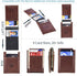Dockem The Latcher Minimalist Wallet & Card Case Companion (Genuine Leather)...