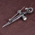 Antique Crystal Sword Pin Brooch Lapel Pin Scottish Kilt Pins Cardigan Shawl Safety Pin Hat Pins...