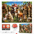 Educa - Farmyard Buddies - 500 Piece Jigsaw Puzzle - Puzzle Glue Included - Completed Image Measures 18.9" x 13.4" - Ages 14+ (19905)...