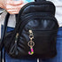 Initial Letter Butterfly Flower Pink Keychain Birthday gifts for Women Girl Backpack Wallet Car Key Cute Bling Keychain...