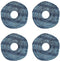4 pack Replacement Washable Vacuum Mopping Pad Compatible with eufy X10 Pro Omni and eufy X9 Pro Robot Vacuum, Vacuum Replacement Parts...