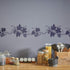 NAKLEO Border Reusable Plastic Wall Stencil - 21x45cm / 8” x 17” - Grapes Vine Fruit - Pattern Painting Stripe DIY Art Craft Template - Fabric Fur...