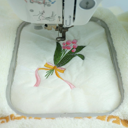 New brothread Wash Away - Water Soluble Machine Embroidery Stabilizer Backing & Topping 10" x 10 Yd roll - Light Weight - Cut into Variable Sizes ...