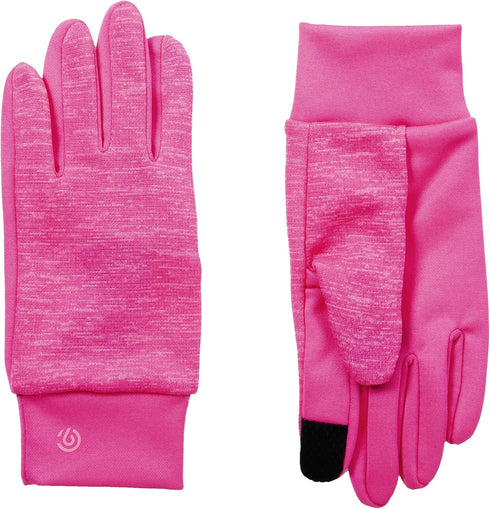 C9 Champion Kids' Machine Washable Lightweight Gloves, Touch Screen Friendly, Pink, Girls' 8/16...