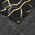 FINECITY Black Gold Sheer Curtains for Bedroom - Metallic Gold Foil Tree Branch Black Sheer Curtains 63 Inch Length Black and Gold Window Curtain ...