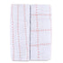 Bassinet Sheet Jersey Knit Cotton for Baby Girl Flexible Fit for Multiple Size Bassinet Mattresses & Mini Co-Sleepers, Dotted Stripes & Grid Lines...