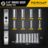 1/4 Inch Drive Socket Set - 8 Piece Metric 12-Point Deep Socket Set (6mm, 7mm, 8mm, 9mm, 10mm, 11mm, 12mm, 13mm)- Cr-V Steel with Sturdy Holder - ...