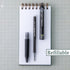 Pilot, FriXion Synergy Clicker Erasable, Refillable, Retractable Gel Ink Pens, Extra Fine Point 0.5 mm, Pack of 8, Black...