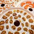 (8 Pack) Round Silicone Dehydrator Sheets, Dostk Premium Non Stick Silicone Mesh for Fruit Dehydrator, Dehydrator Tray Liner Reusable (Round 13" D...