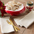 DII Holiday Dining Table Linen Sparkle Metallic Kitchen Décor, Napkin Set, 20x20, Gold Metallic Stripe, 6 Piece...