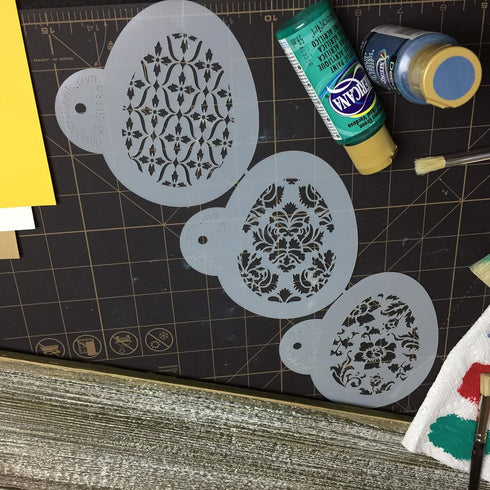 Chic Easter Eggs Stencil Set C813 by Designer Stencils...