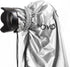 Movo CRC03 Extra-Long Camera Rain Coat Rain Cover for DSLR Cameras, Lens, and Tripod (Metallic Gray)...