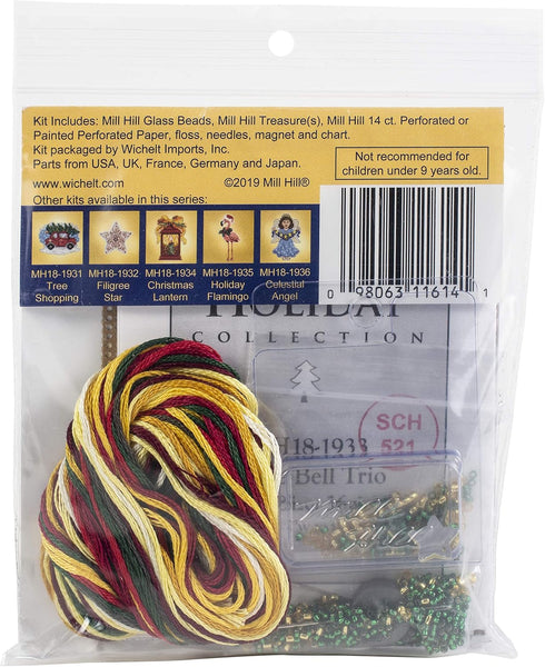 Mill Hill Counted Cross Stitch Jingle BEL, Multi...